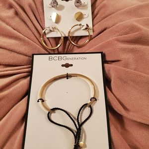 BCBG Bracelet and Worthington Trio Earrings